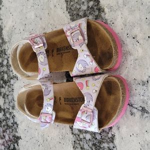 Girls Unicorn Birkenstocks